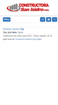 Mobile Screenshot of constructorasanisidro.com